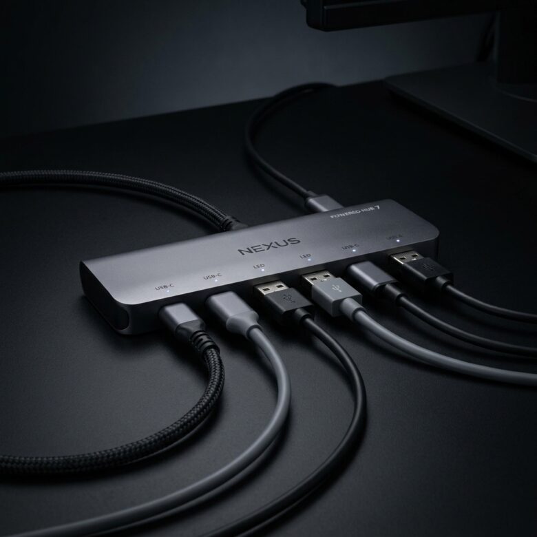 Capa do artigo: Hub USB com Alimentação Externa: Evitando Quedas no Raspberry Pi